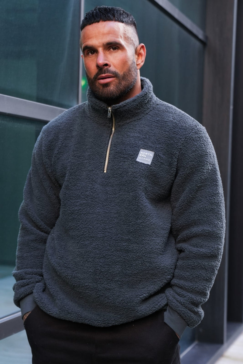 FORGE SHERPA SWEATER - CHARCOAL