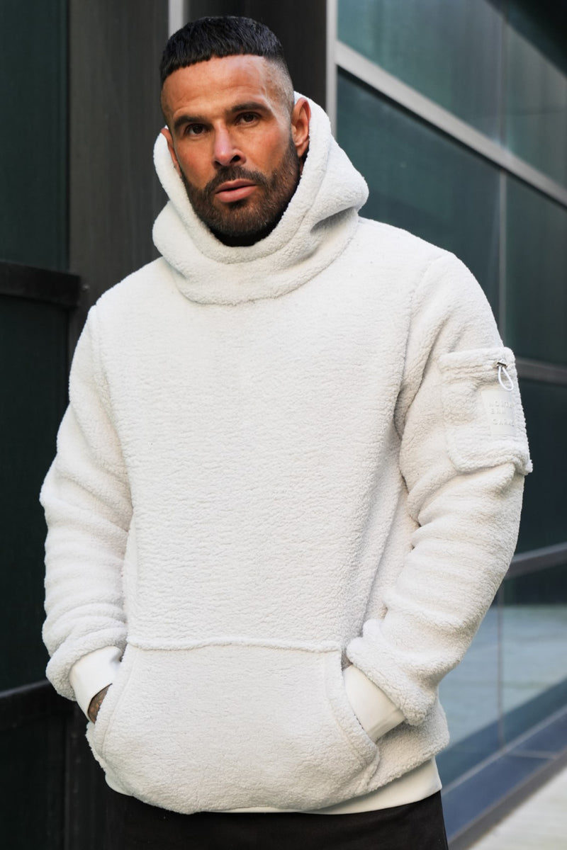 VORTEX SHERPA HOODIE - ICE