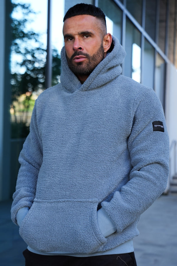 KRAIT SHERPA HOODIE - SMOKE