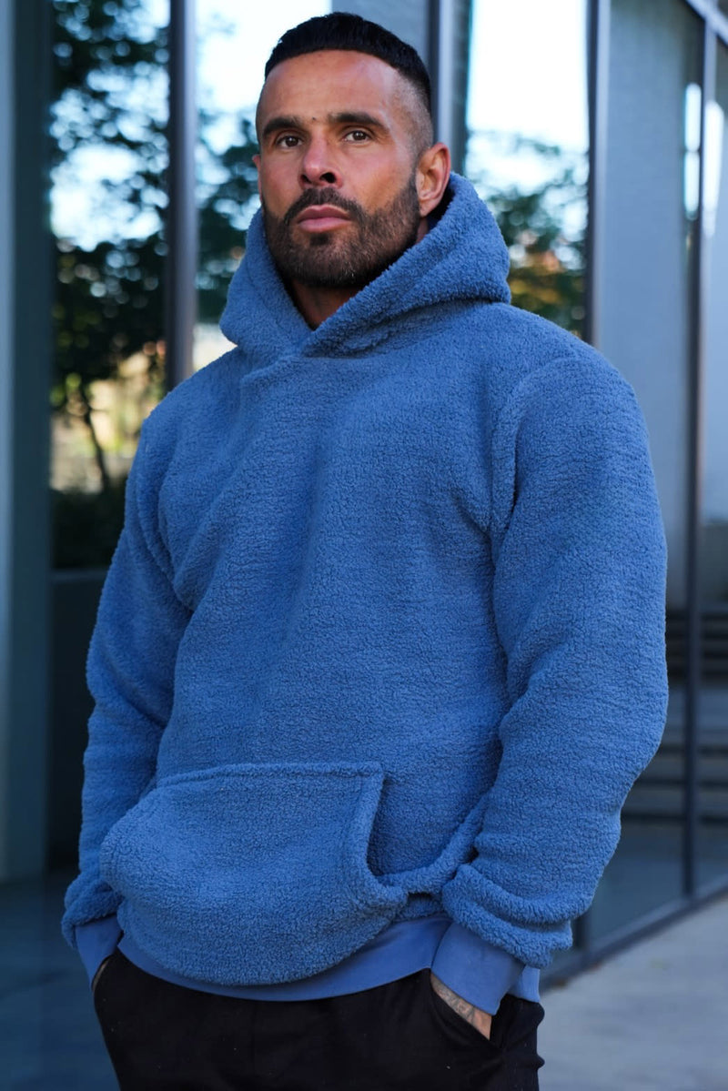 ROVAN SHERPA HOODIE - SPACE