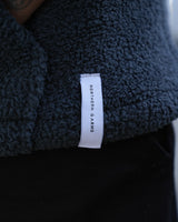 RILEY SHERPA HOODIE - CHARCOAL