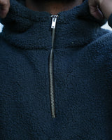 RILEY SHERPA HOODIE - CHARCOAL