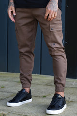 CASSON CARGO TROUSERS - BROWN