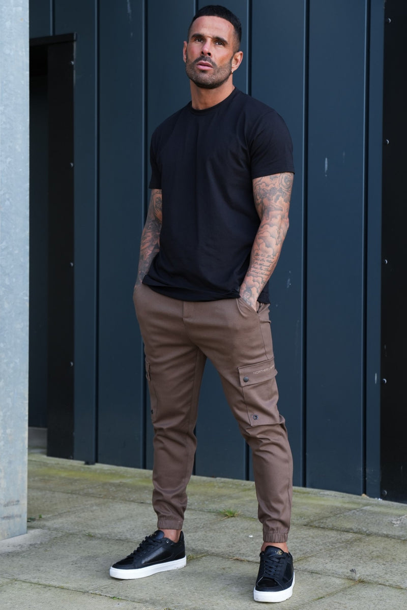 CASSON CARGO TROUSERS - BROWN