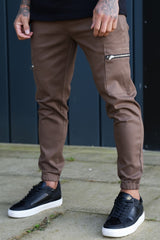 DRIVER CARGO TROUSERS - BROWN