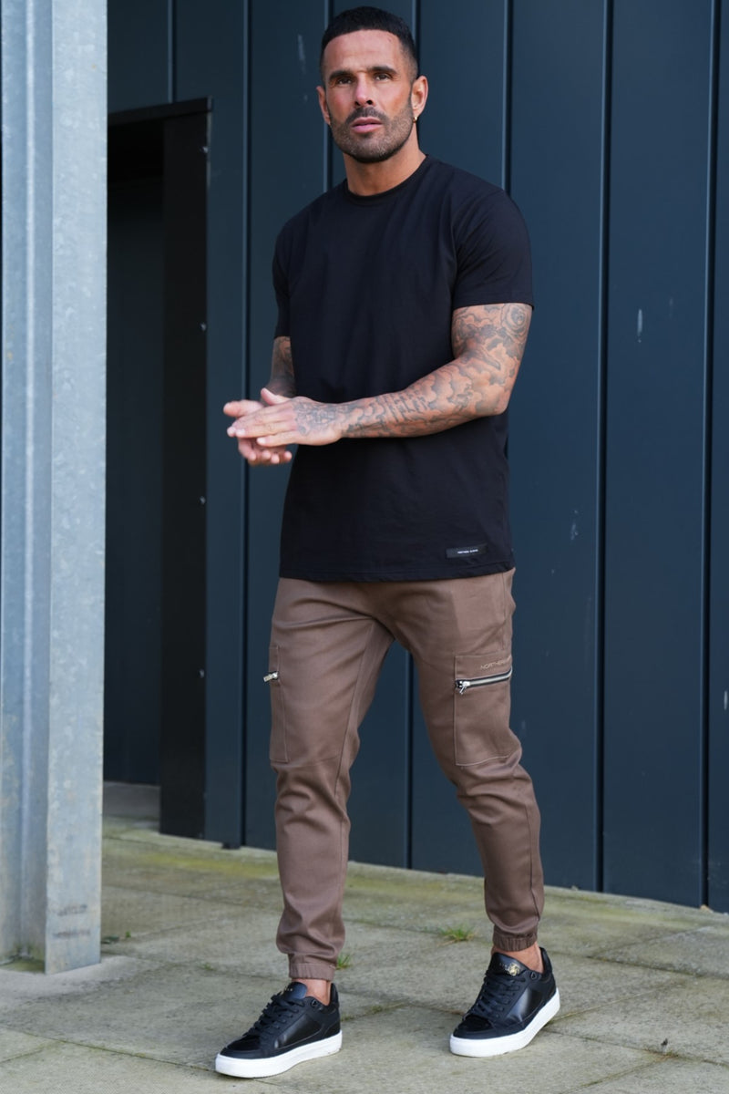 DRIVER CARGO TROUSERS - BROWN