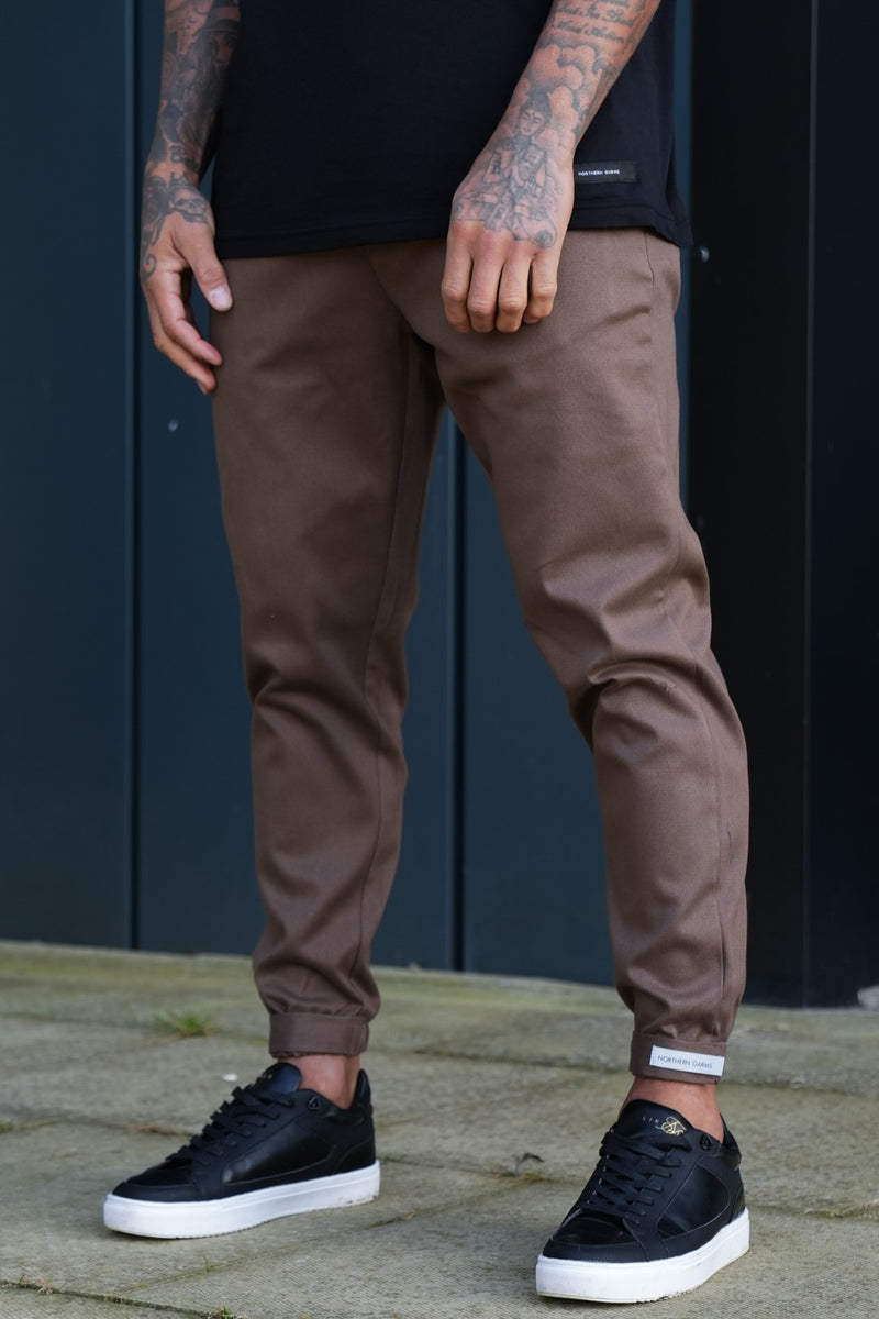 CYRUS TROUSERS - BROWN