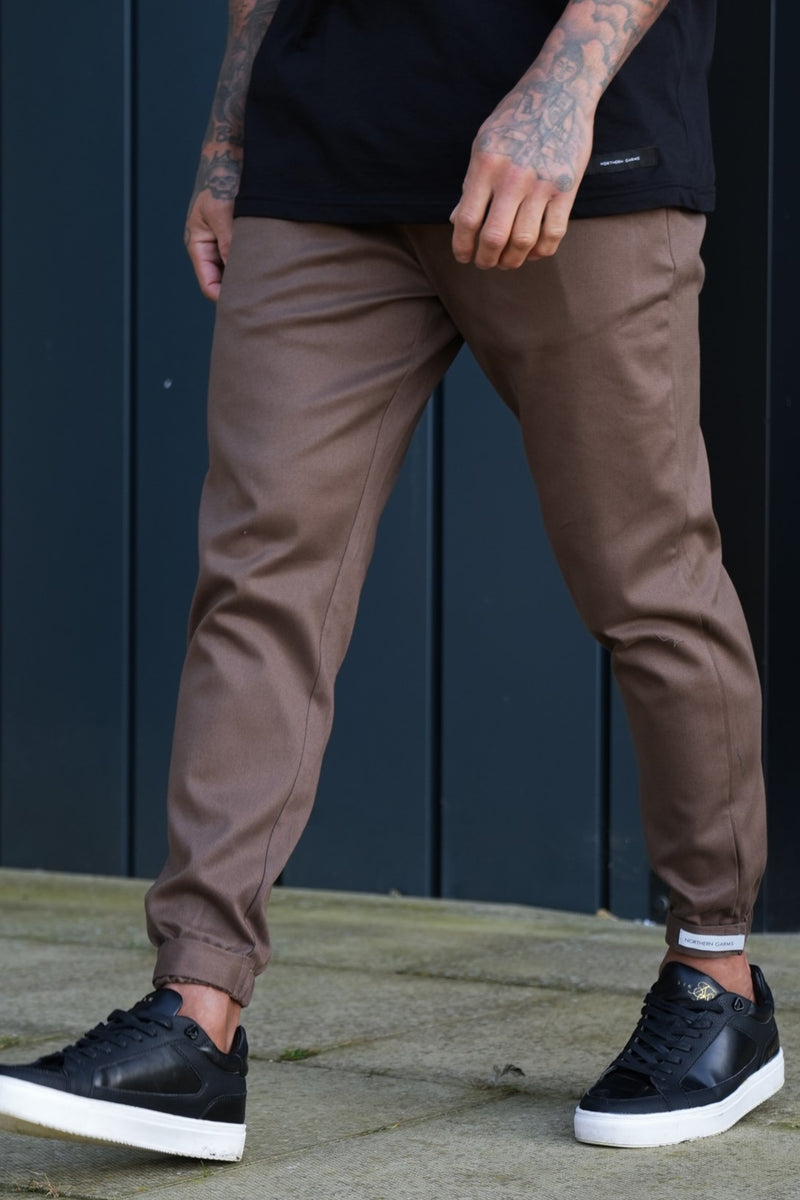 CYRUS TROUSERS - BROWN