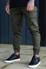 JACOB CARGO TROUSERS - KHAKI