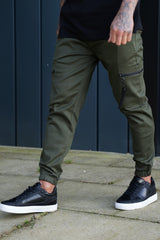 JACOB CARGO TROUSERS - KHAKI