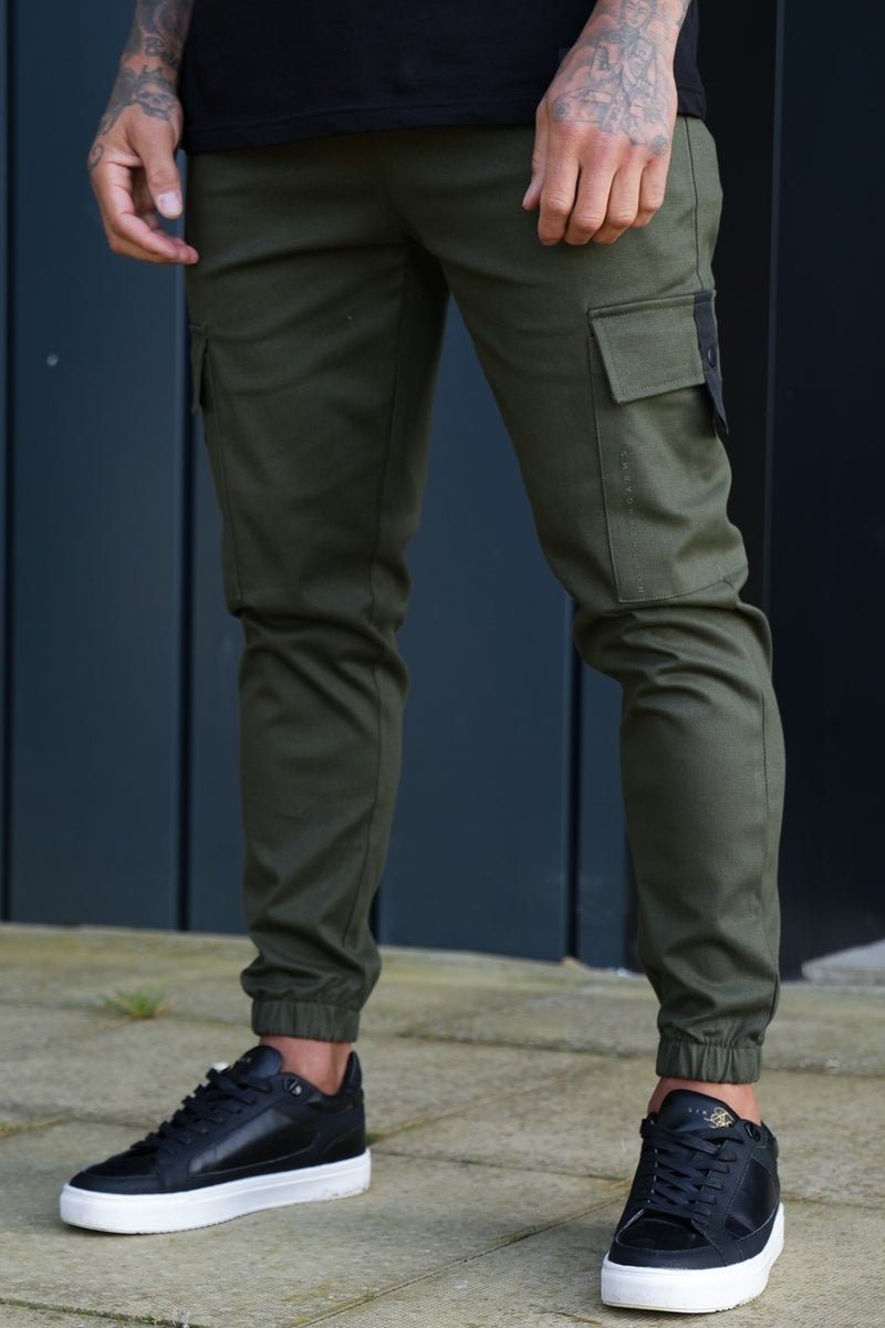 CANNON CARGO TROUSERS - KHAKI