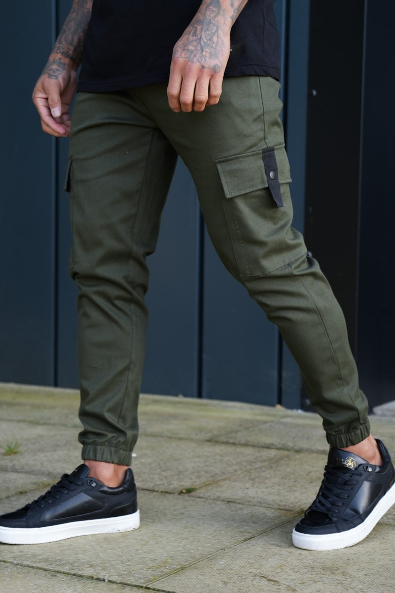 CANNON CARGO TROUSERS - KHAKI