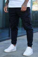 CANNON CARGO TROUSERS - NAVY