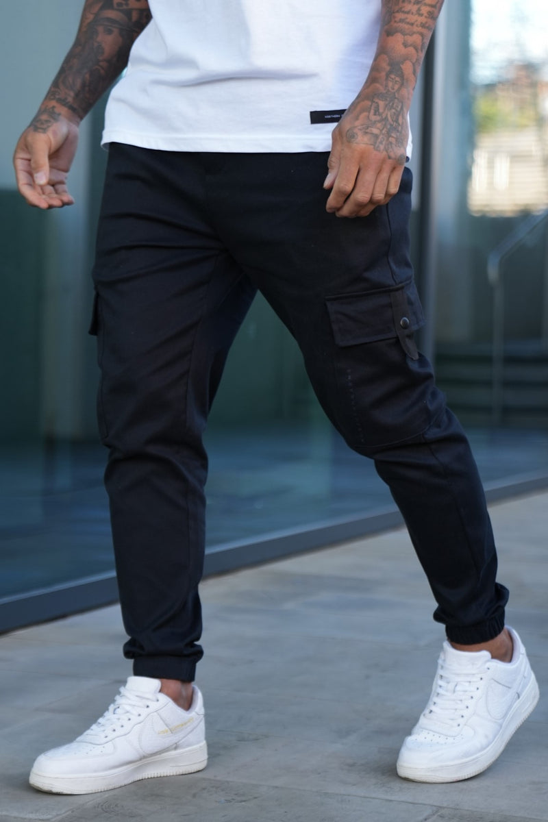 CANNON CARGO TROUSERS - NAVY