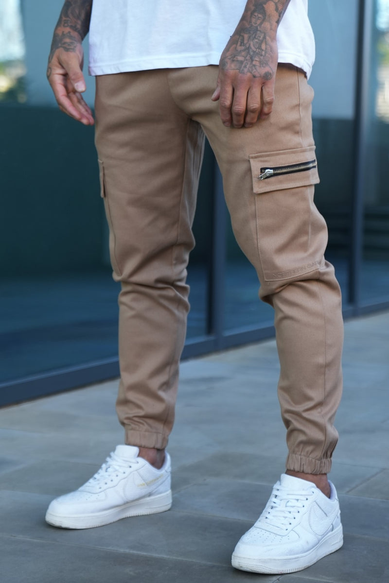 VEX CARGO TROUSERS - SAND