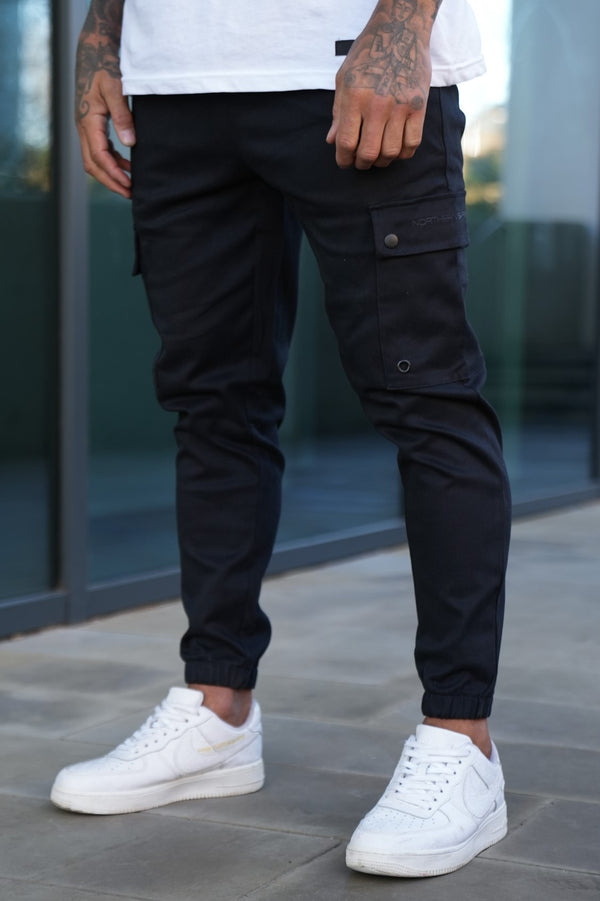 CASSON CARGO TROUSERS - NAVY