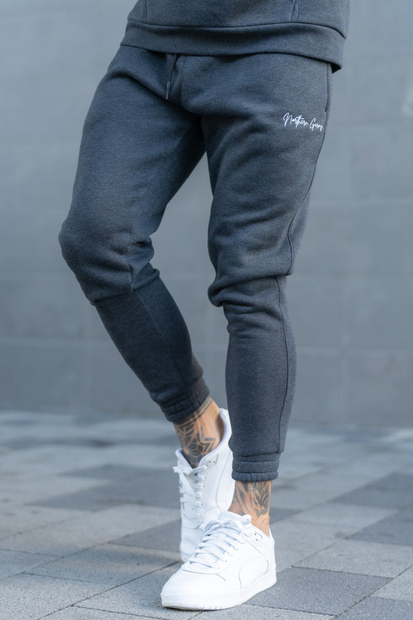 PELTER JOGGERS - CHARCOAL MARL