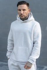 PELTER HOODIE - STONE MARL