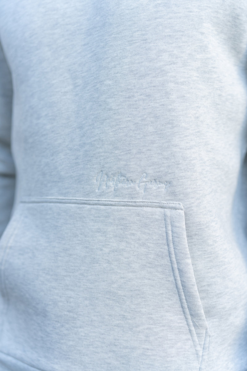 HUNTON HOODIE - ICE MARL