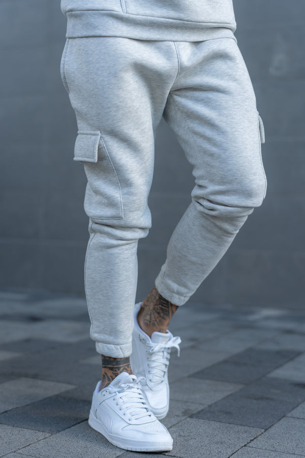 HUNTON CARGO JOGGERS - ICE MARL