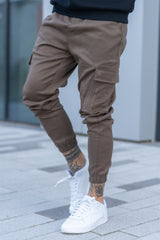 SAINTE CARGO TROUSERS - BROWN