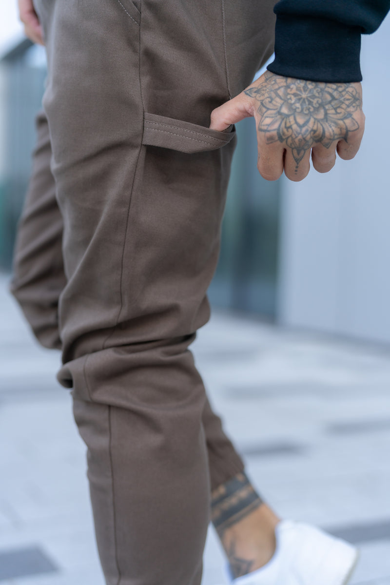 HAVEN CARPENTER TROUSERS - BROWN