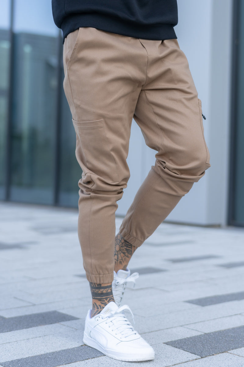 LESTER CARGO TROUSERS - SAND