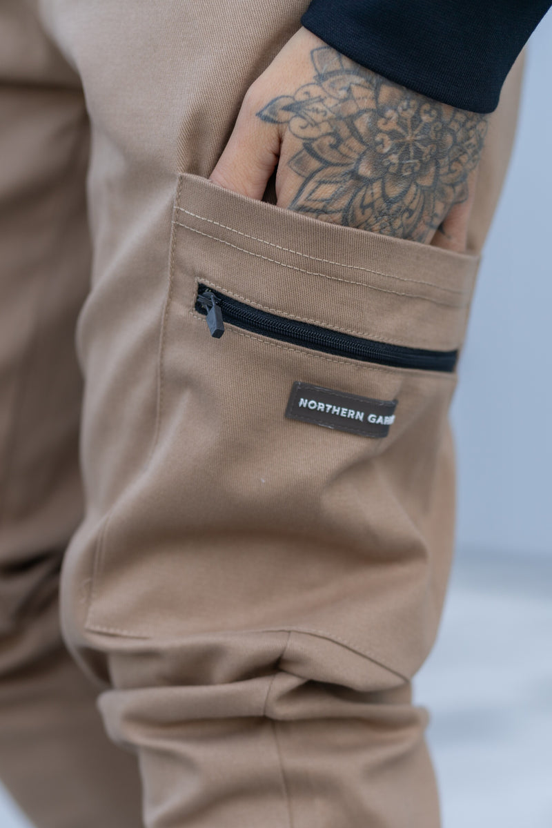 LESTER CARGO TROUSERS - SAND