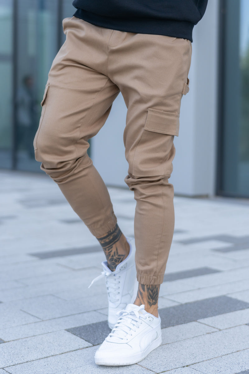 NEVADA CARPENTER CARGO TROUSERS - SAND