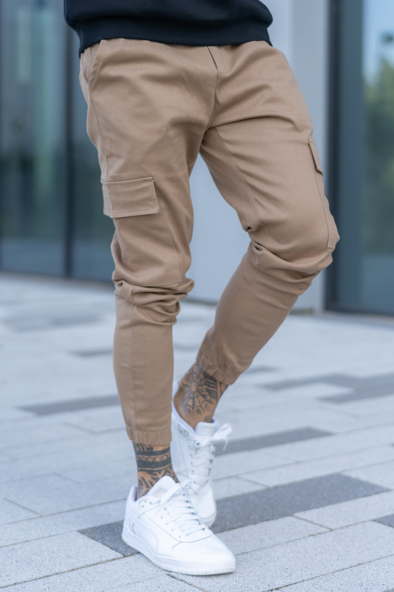 NEVADA CARPENTER CARGO TROUSERS - SAND