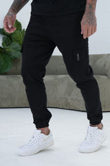 SOTO CARGO TROUSERS - BLACK