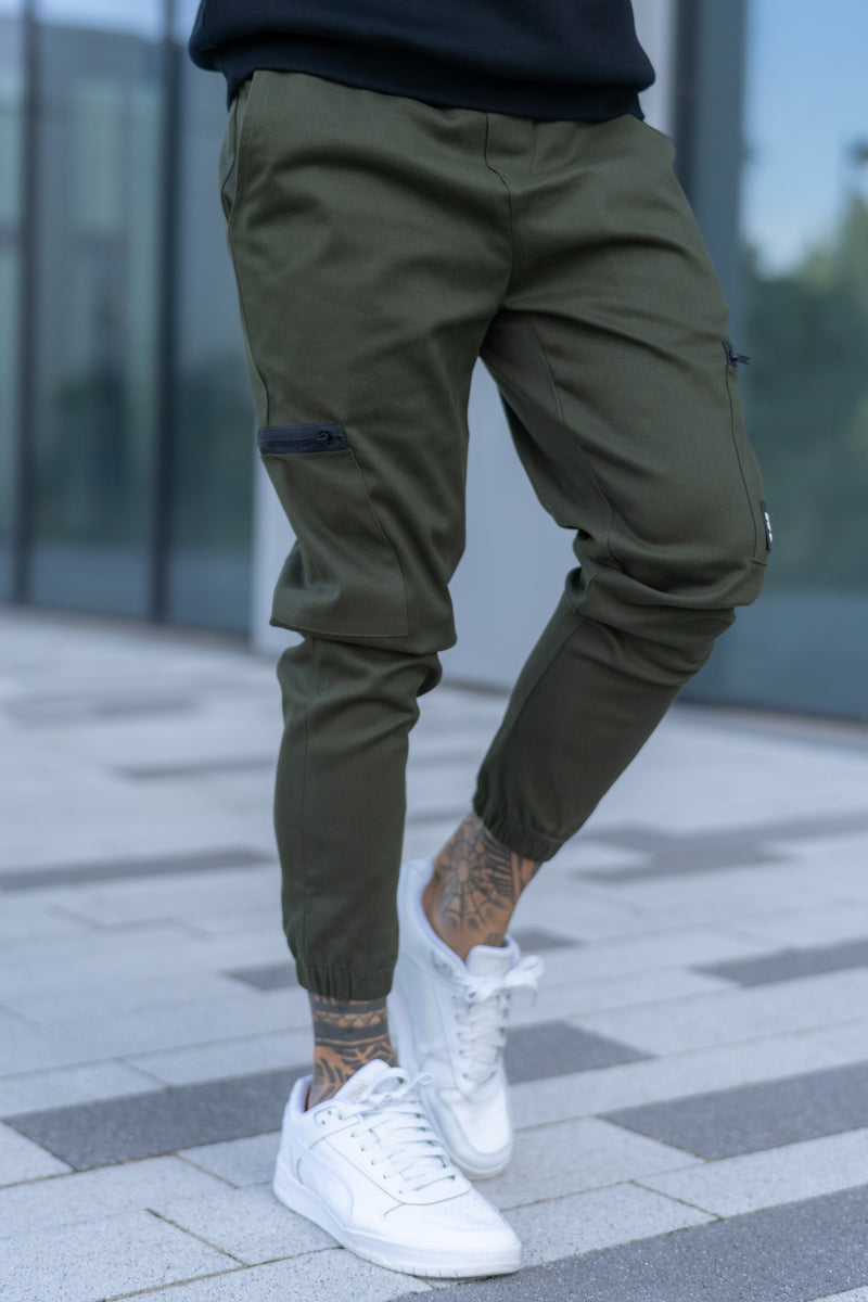 RUBEN CARGO TROUSERS - KHAKI