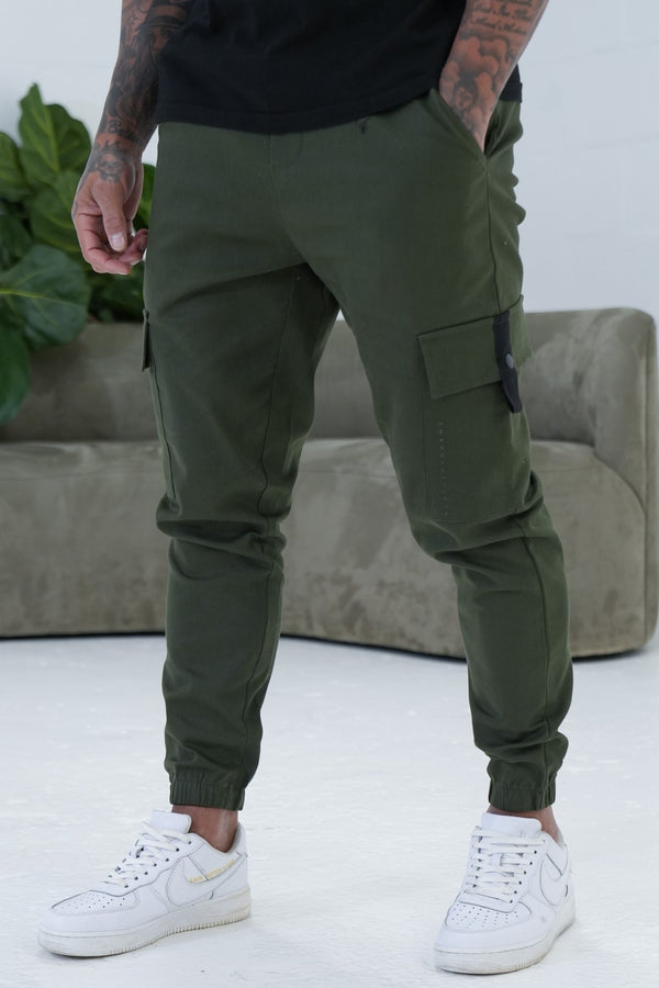 CANNON CARGO TROUSERS - KHAKI