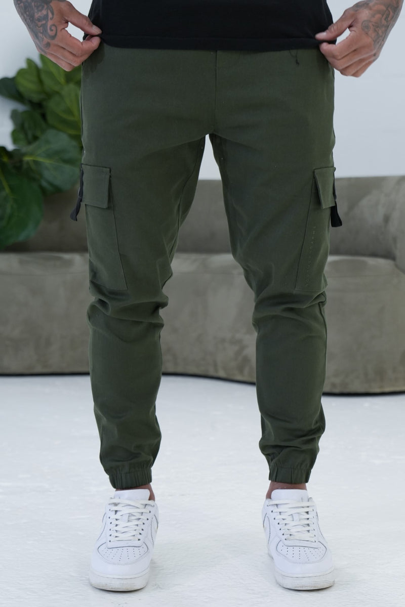 CANNON CARGO TROUSERS - KHAKI