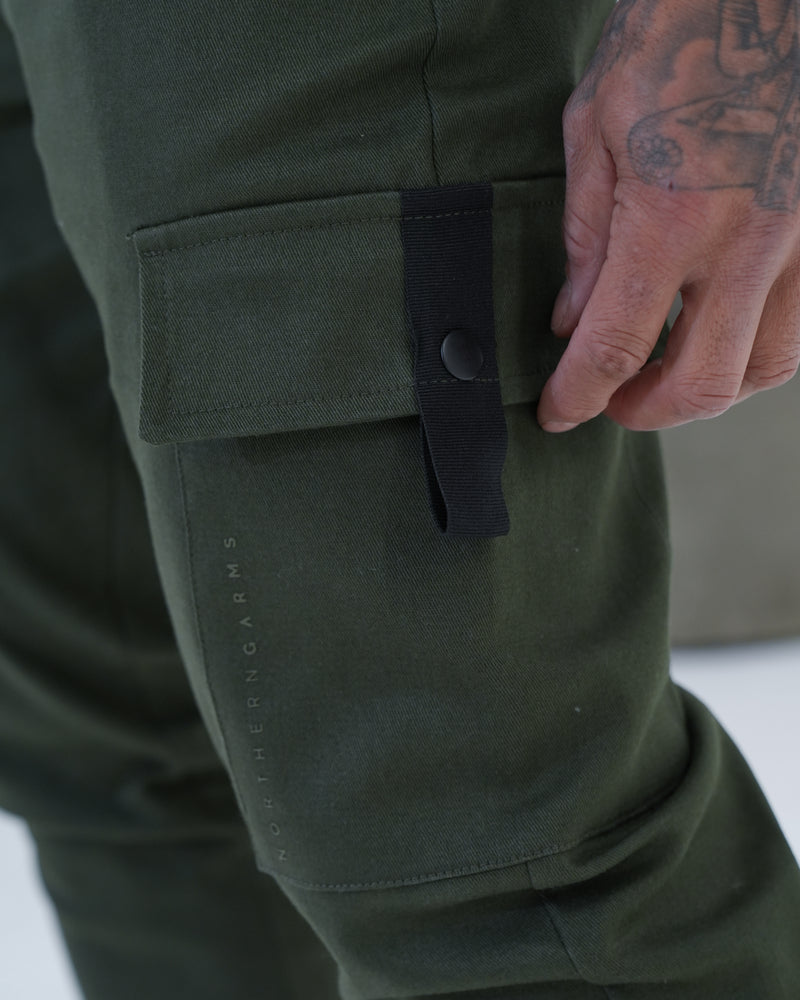 CANNON CARGO TROUSERS - KHAKI