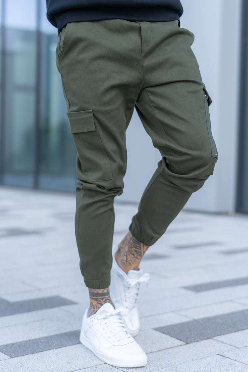 SAINTE CARGO TROUSERS - KHAKI