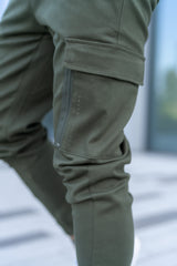 SAINTE CARGO TROUSERS - KHAKI