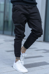 RUBEN CARGO TROUSERS - BLACK