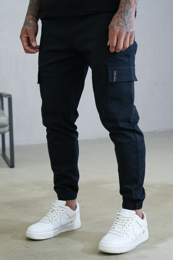 SOTO CARGO TROUSERS - NAVY