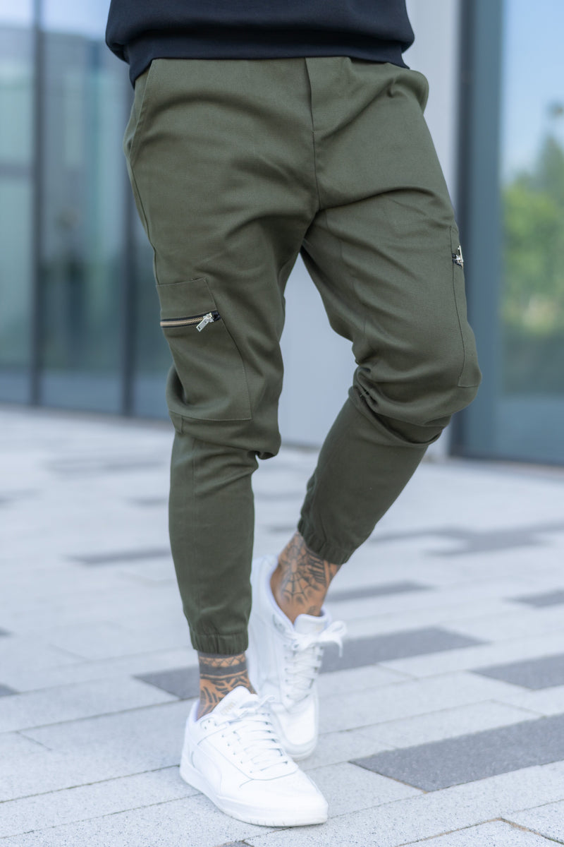 DRIVER CARGO TROUSERS - KHAKI