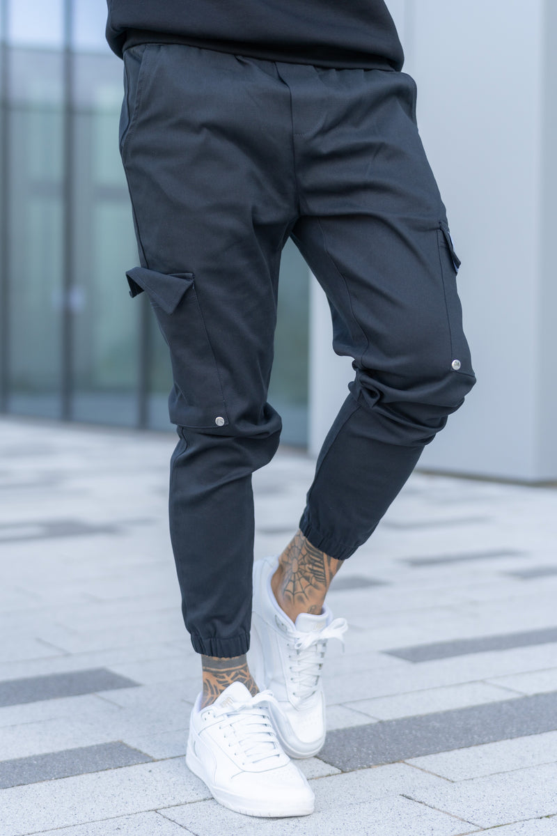 FAYDE CARGO TROUSERS - NAVY