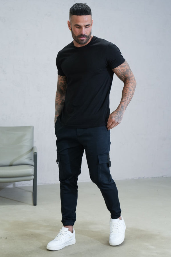 CANNON CARGO TROUSERS - NAVY