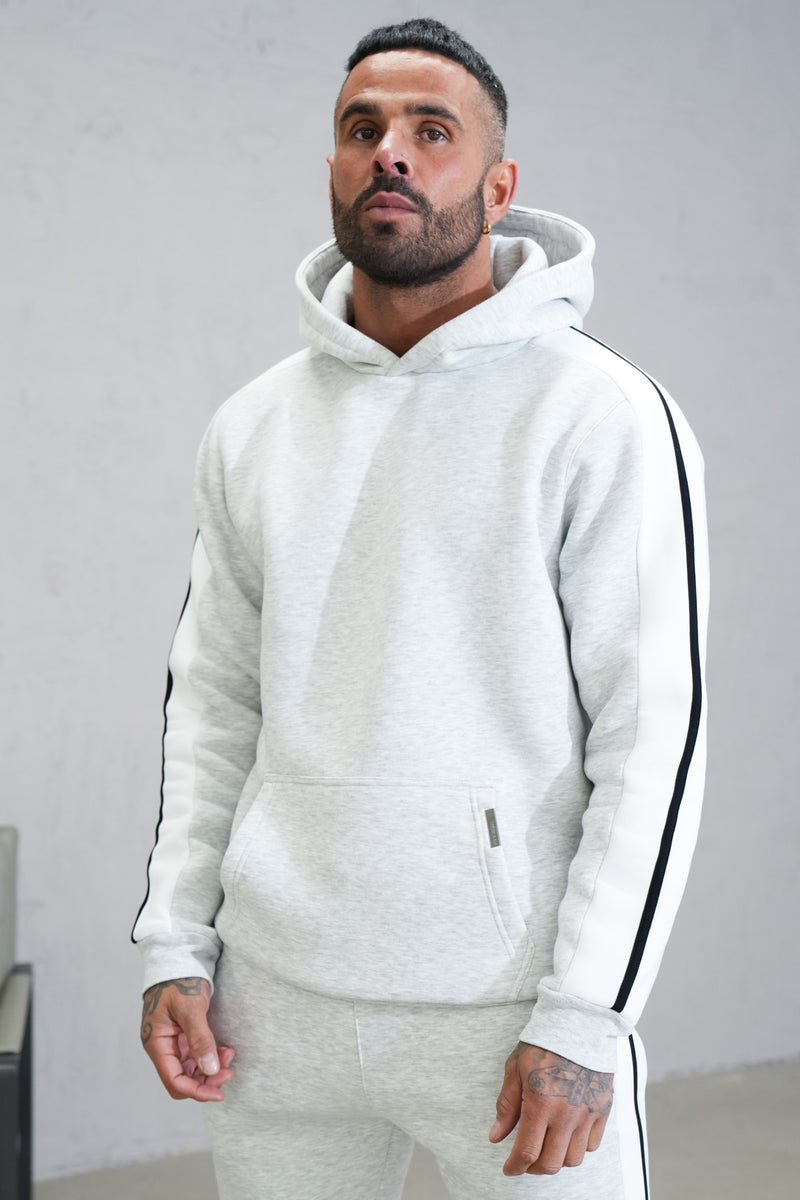 SANDERS HOODIE - GREY MARL