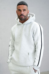 SANDERS HOODIE - GREY MARL