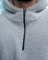 DELTA SHERPA HOODIE - TAUPE