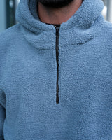 DELTA SHERPA HOODIE - SMOKE