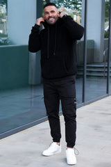 ORTIZ SHERPA HOODIE - BLACK