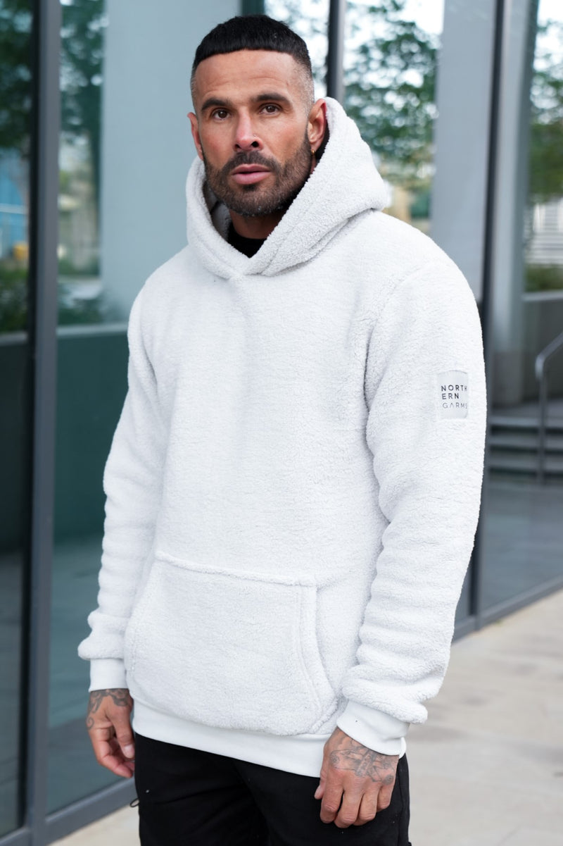 ISAAC SHERPA HOODIE - ICE