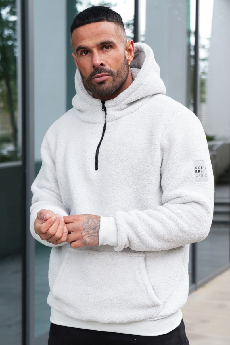 STRAND SHERPA HOODIE - ICE