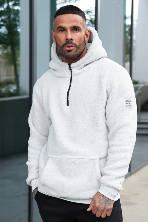 STRAND SHERPA HOODIE - ICE